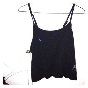 Dark Gray Sleepwear Tank Top